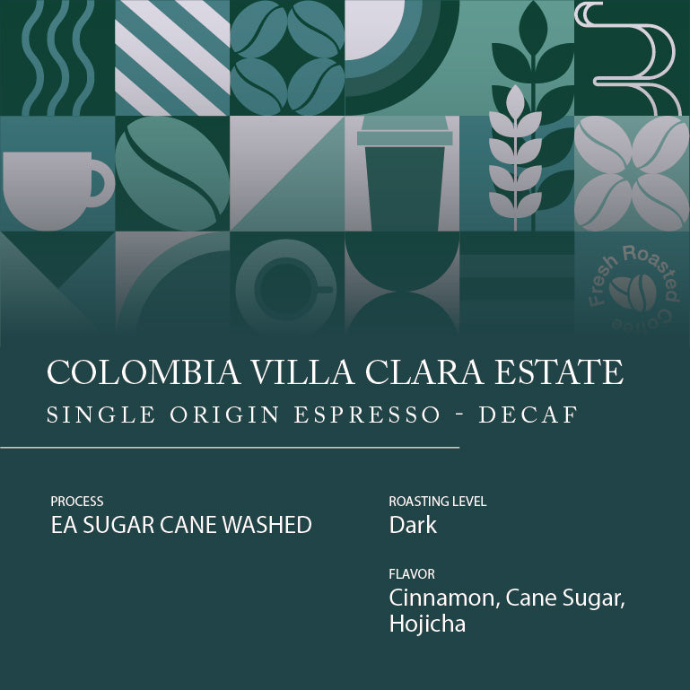 Single Origin Espresso - COLOMBIA Villa Clara Estate DECAF